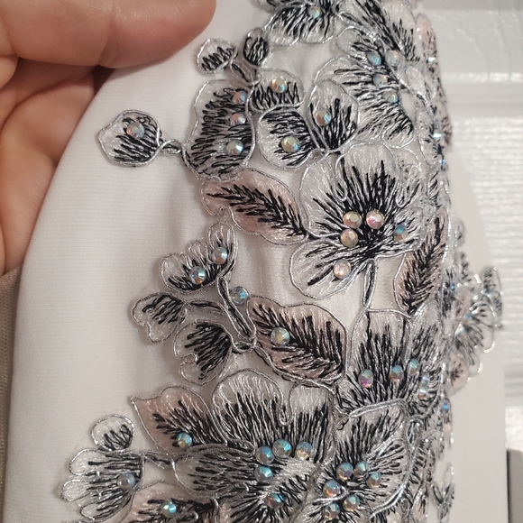 NEW EXCAPE EMBROIDERED GOWN DRESS - Picture 6 of 8